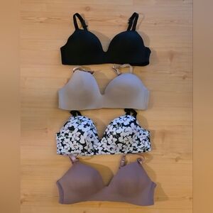 Auden Black, Beige, Floral, and Mauve NURSING Bras 40C